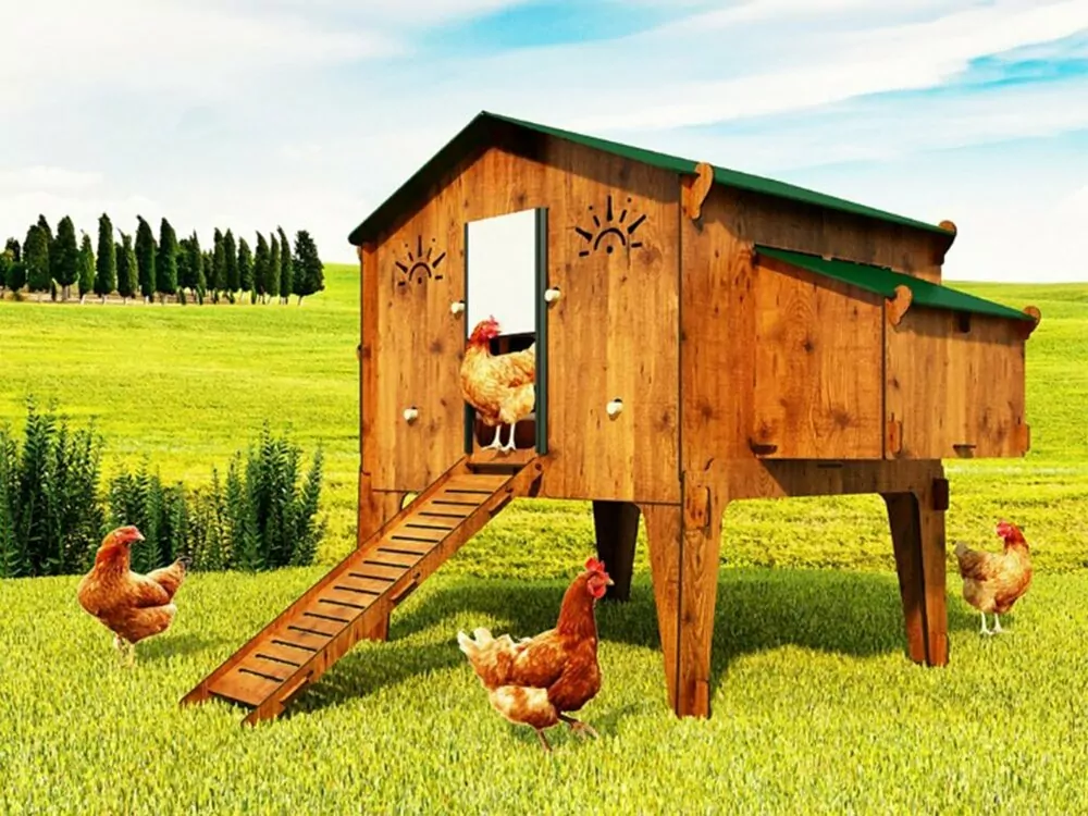 Kurín pre sliepky POLLY DUPLEX 4XL