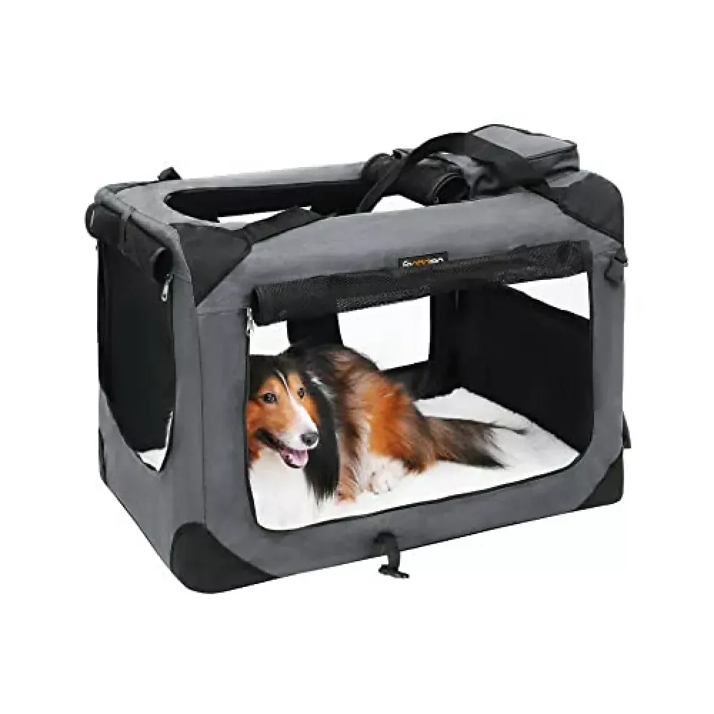 Skladacia textilná prepravka, 70 x 52 x 52 cm, Sivá