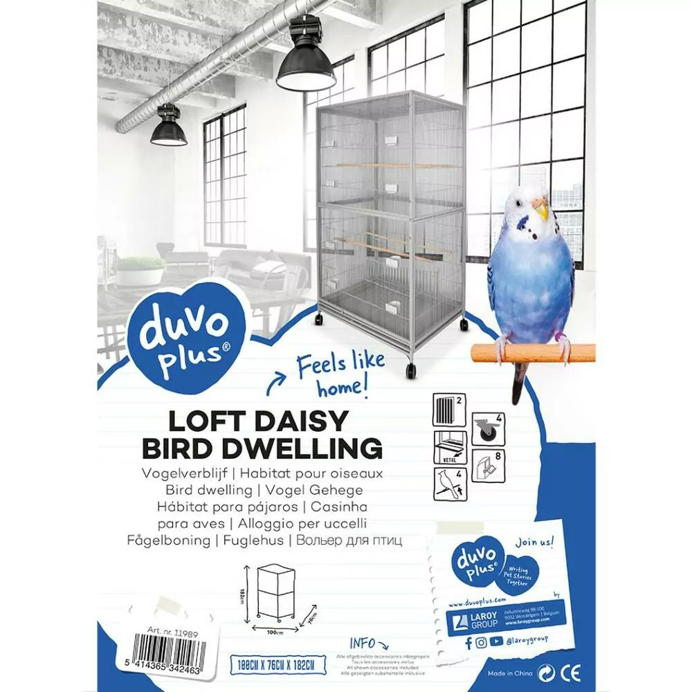 Duvo + Klietka DAISY 71 x 56 x 159cm