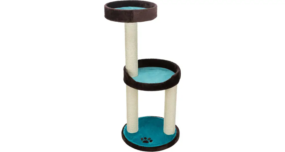 Škrabadlo LUGO 103 cm, hnedo/modré