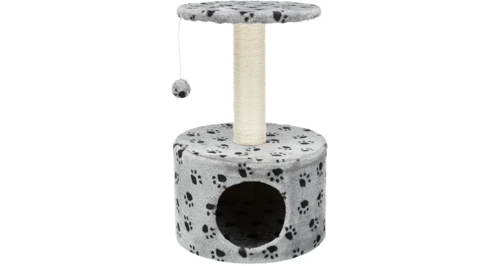 Škrabadlo TOLEDO 61 cm, - šedé s labkami