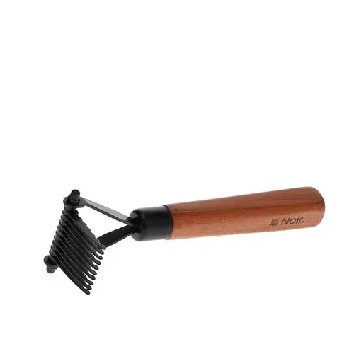 EBI NOIR JAPANDI Furminator hrebeň typu hrable s 10 čepeľami na odstránenie podsady 18,5x6x4cm