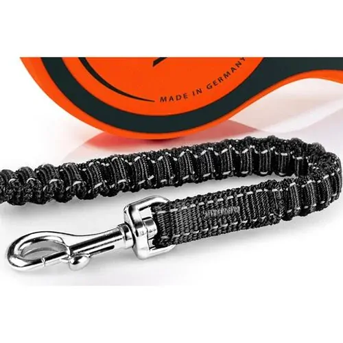 flexi Xtreme XS popruh 3m, oranžová do 15kg s pružným Soft-Stop pásikom