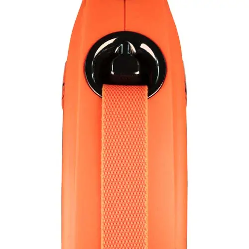 flexi Xtreme L popruh 5m, oranžová do 65kg s pružným Soft-Stop pásikom