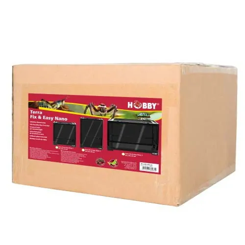 HOBBY Terra Fix & Easy Nano 3 -Terárium pre menšie plazy a hmyzy 45x45x32cm 8,72 kg
