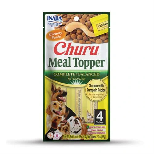 Inaba Churu Meal Topper dog Kura s tekvicou 4 tuby = 56g