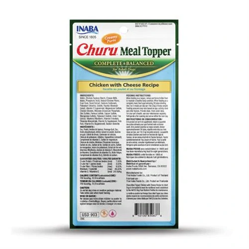 Inaba Churu Meal Topper dog Kura so syrom 4 tuby = 56g