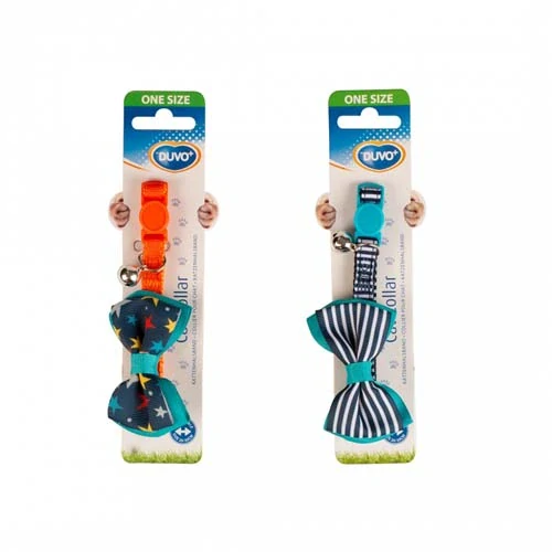 DUVO+ Obojok pre mačky s mašľou 20-30cm/10mm 1ks