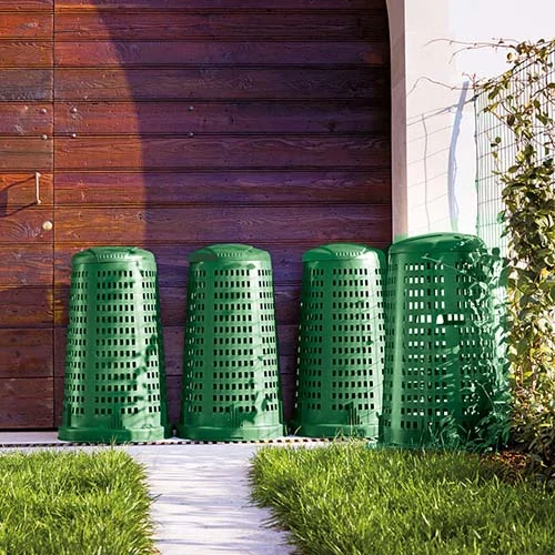 STEFANPLAST Kompostér zelený s krytom š: 58 cm v: 90 cm / objem: 100 l