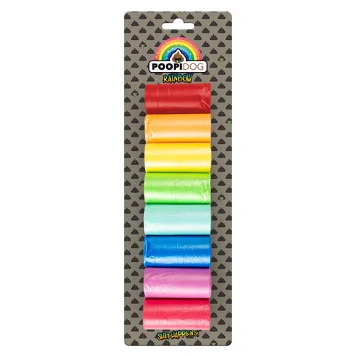 DUVO+ Sáčky na exkrementy, farebné 8x15ks 32x19cm