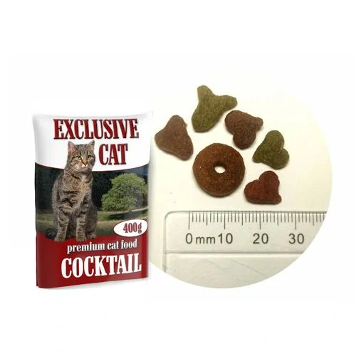 DELIKAN EXCLUSIVE CAT Cocktail 400g Krmivo pre vonkajšie a vnútorné mačky z hydinového mäsa a rýb