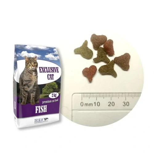 DELIKAN EXCLUSIVE CAT Fish 2kg Krmivo pre vonkajšie a vnútorné mačky s rybou