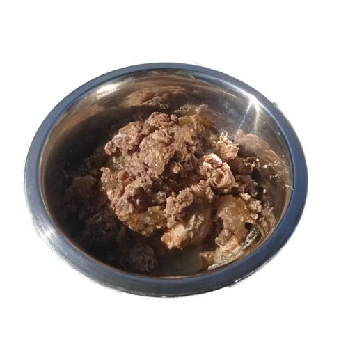 DELIKAN SUPRA DOG mleté hovädzie mäso s kúskami hovädzej svaloviny 800g konzerva pre psa