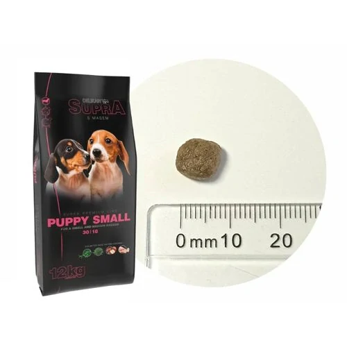 DELIKAN SUPRA Puppy Small 12kg superprémiové krmivo s obsahom čerstvého mäsa pre šteňatá malých a stredných plemien