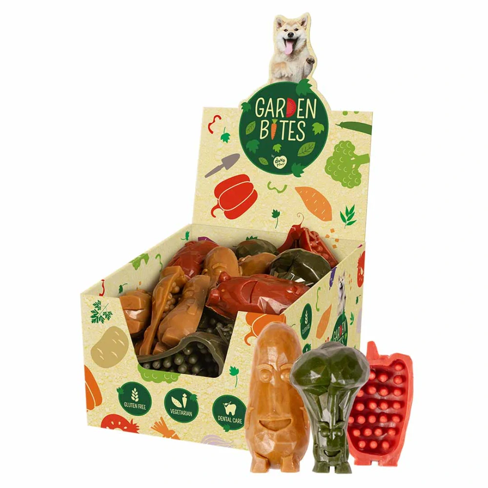 Pamlsok DUVO+ GARDEN BITES VEGGIA FRIENDS 6 cm, 180x15 gr