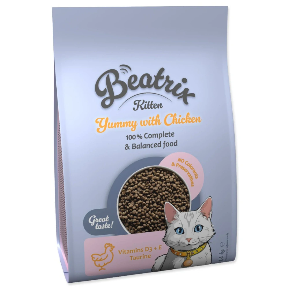 Beatrix Kitten s kuracím mäsom 1,4 kg