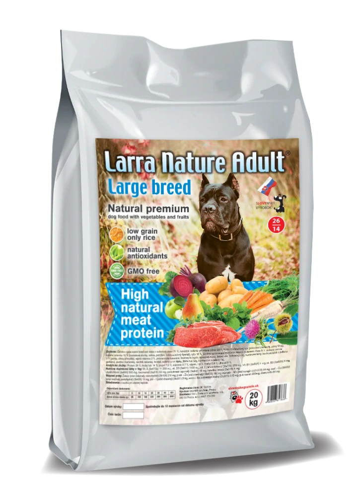 Larra Nature Adult Superprémium Veľké a Obrie plemená 26/14 2x12kg