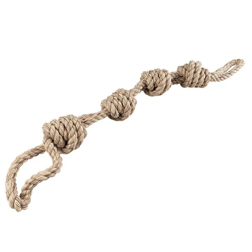 DUVO+ Dvojité lano so 4 uzlami na ťahanie 74cm