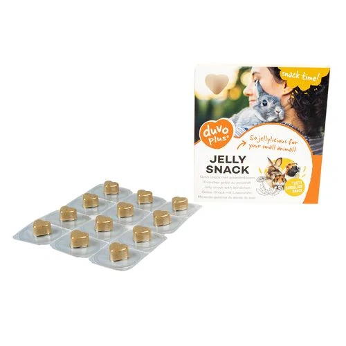 DUVO+ Jelly snack pre hlodavce 1,2g x 12ks želé pochúťky s púpavou