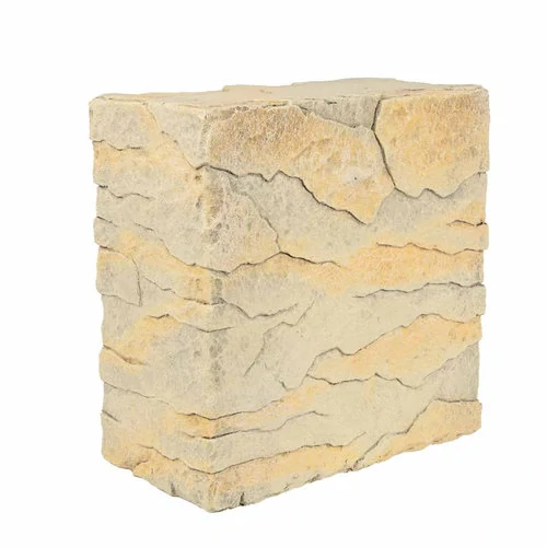 TERRA DELLA Stavebné prvky s pieskovým kamenným vzhľadom do terária 1 Beige 18,5x9x18cm