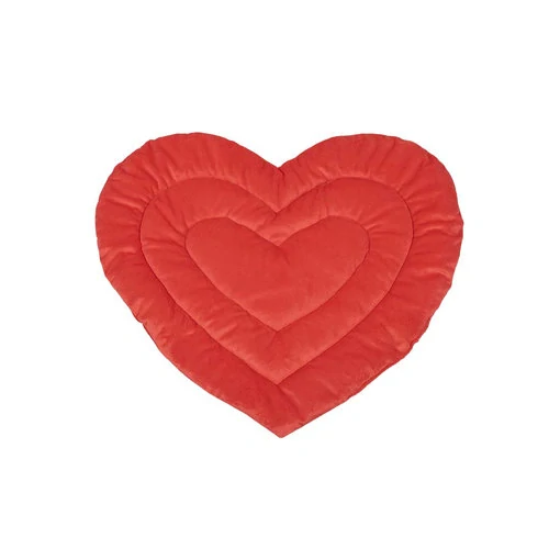 COOCKOO Be Mine Mäkké plyšové ležadlo pre mačky 50x45x2cm v tvare srdca