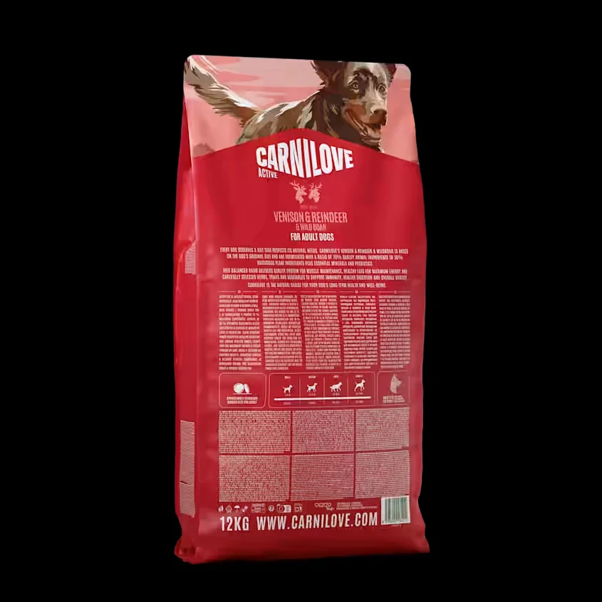 Carnilove ActiveDog Venison & Reindeer for Adult 12 kg