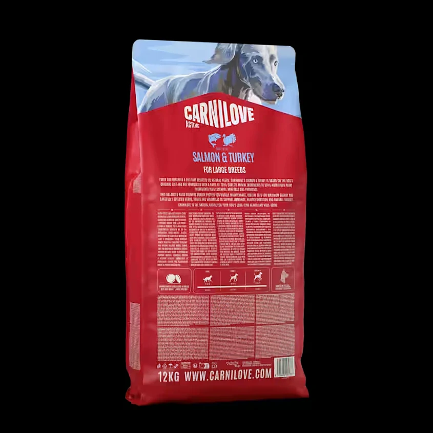 Carnilove Active Dog Salmon & Turkey for Adult Large 12 kg