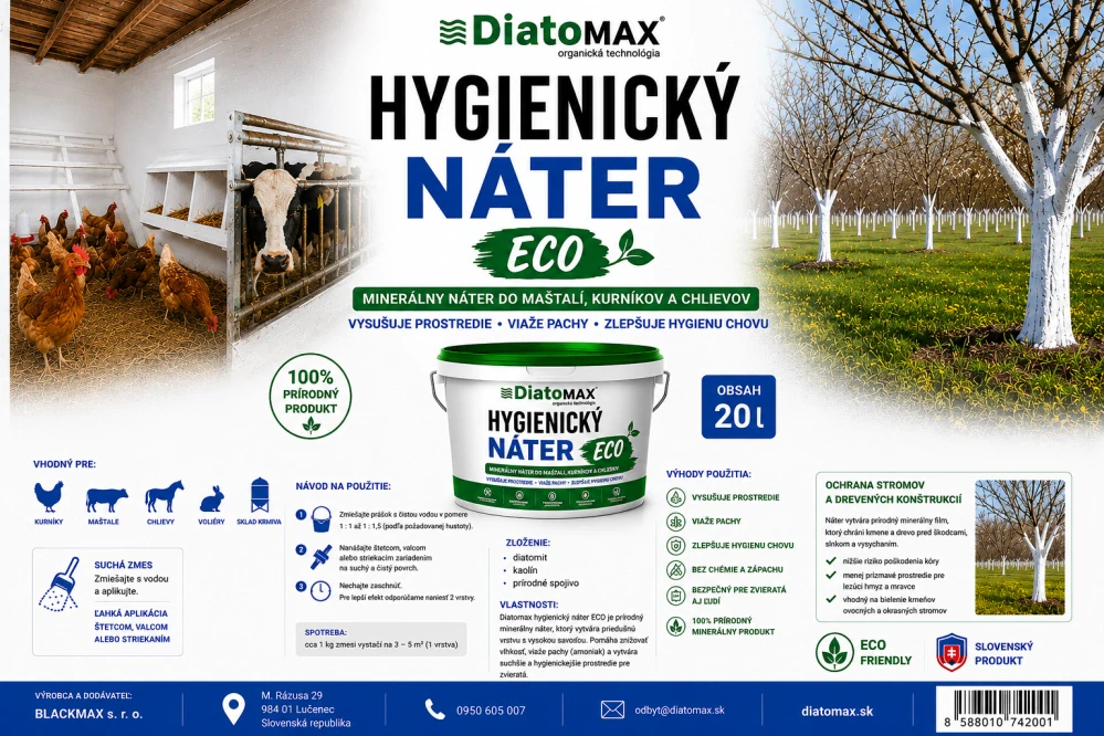 DIATOMAX™ – Hygienický náter ECO 20L– Hygienický náter ECO 20L