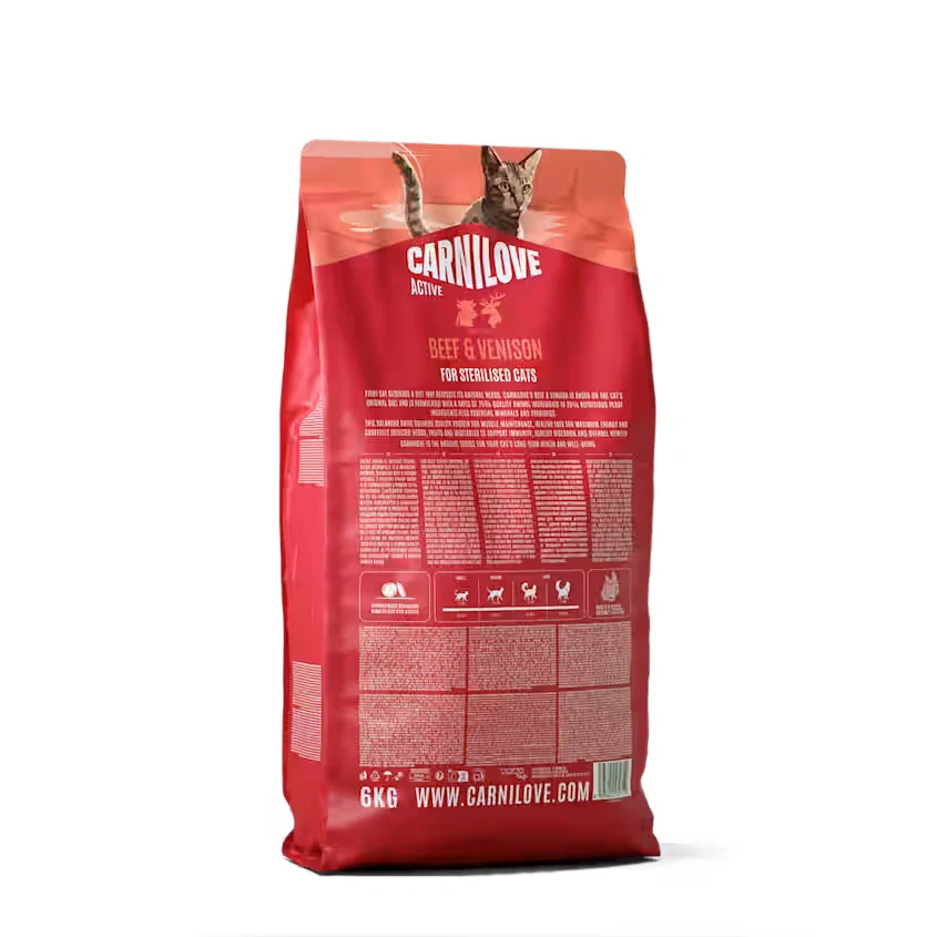 Carnilove Active Cat Beef & Venison for Sterilised Adult 6 kg