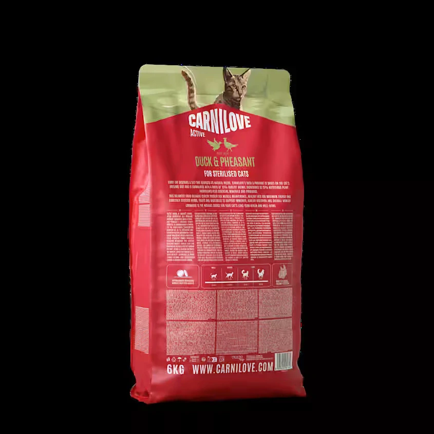 Carnilove Active Cat Duck & Pheasant for Sterilised Adult 6 kg