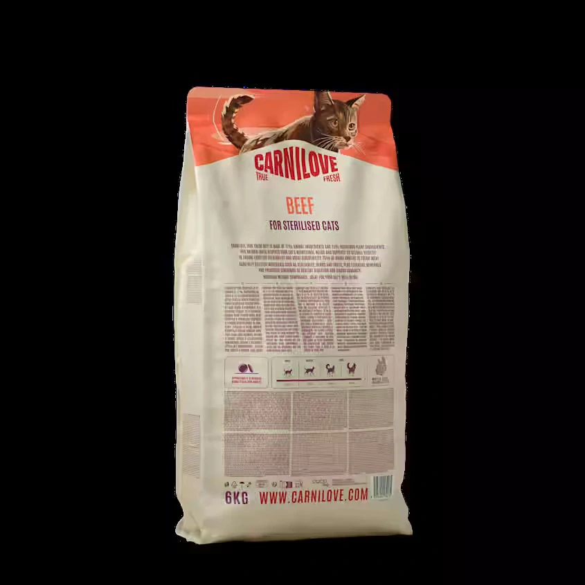 Carnilove True Fresh Cat Beef for Sterilised Adult 6 kg