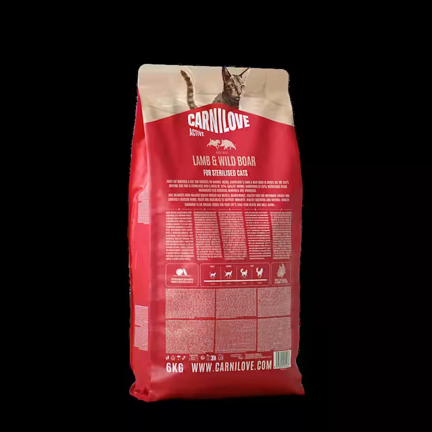 Carnilove Active Cat Lamb & Wild Boar for Sterilised Adult 6 kg