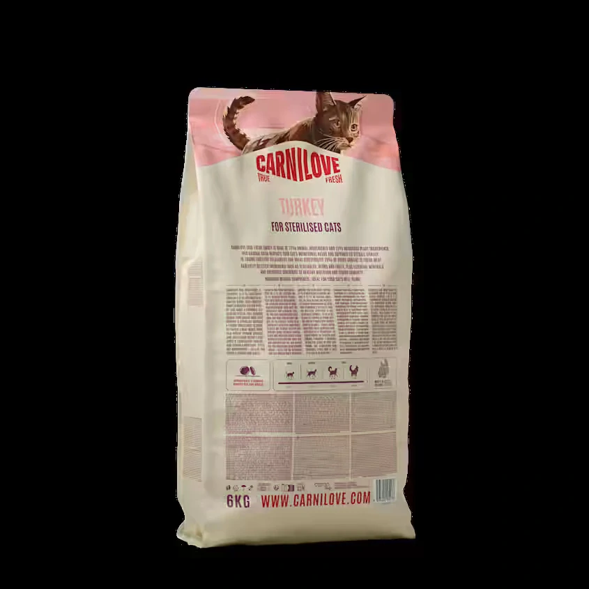 Carnilove True Fresh Cat Turkey for Sterilised Adult 6 kgterilised Adult 6 kg