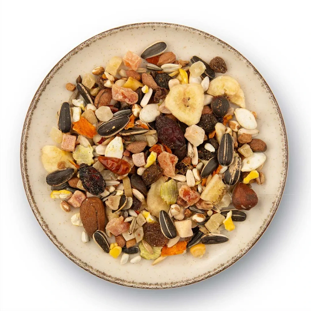 PUUR Snack muesli 600g ovocné müsli pre veľké papagáje