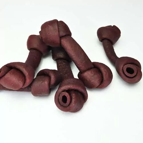 COBBYS PET AIKO SNACK Soft Knotted Bone Beef 11,4cm 8ks/400g mäkký uzol s hovädzím mäsom