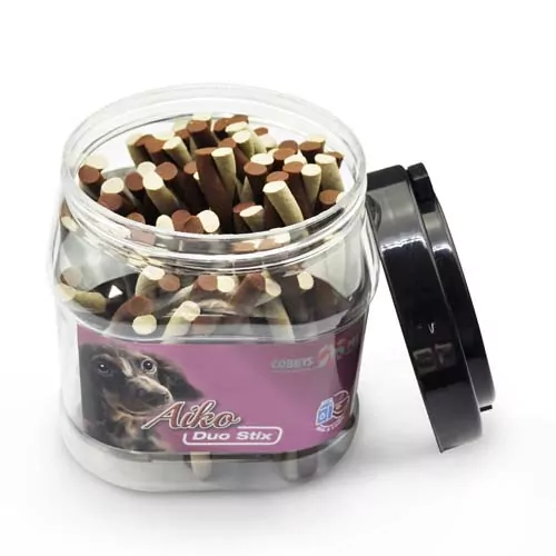 COBBYS PET AIKO Duo Stix 12cm Mlieko+Jahňa