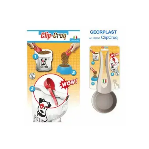 Clip-Croq naberačka na krmivo s integrovanou sponou na vrece