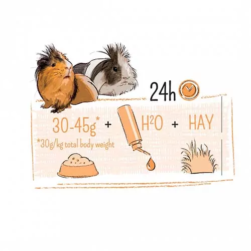 WITTE MOLEN PUUR sensitive- pre citlivé morčatá 800g