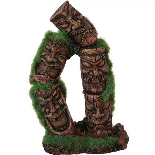 ZOLUX Dekorácia do akvária TOTEM 2 so živými semienkami machu 7,7 x 5,6 x 13,8cm