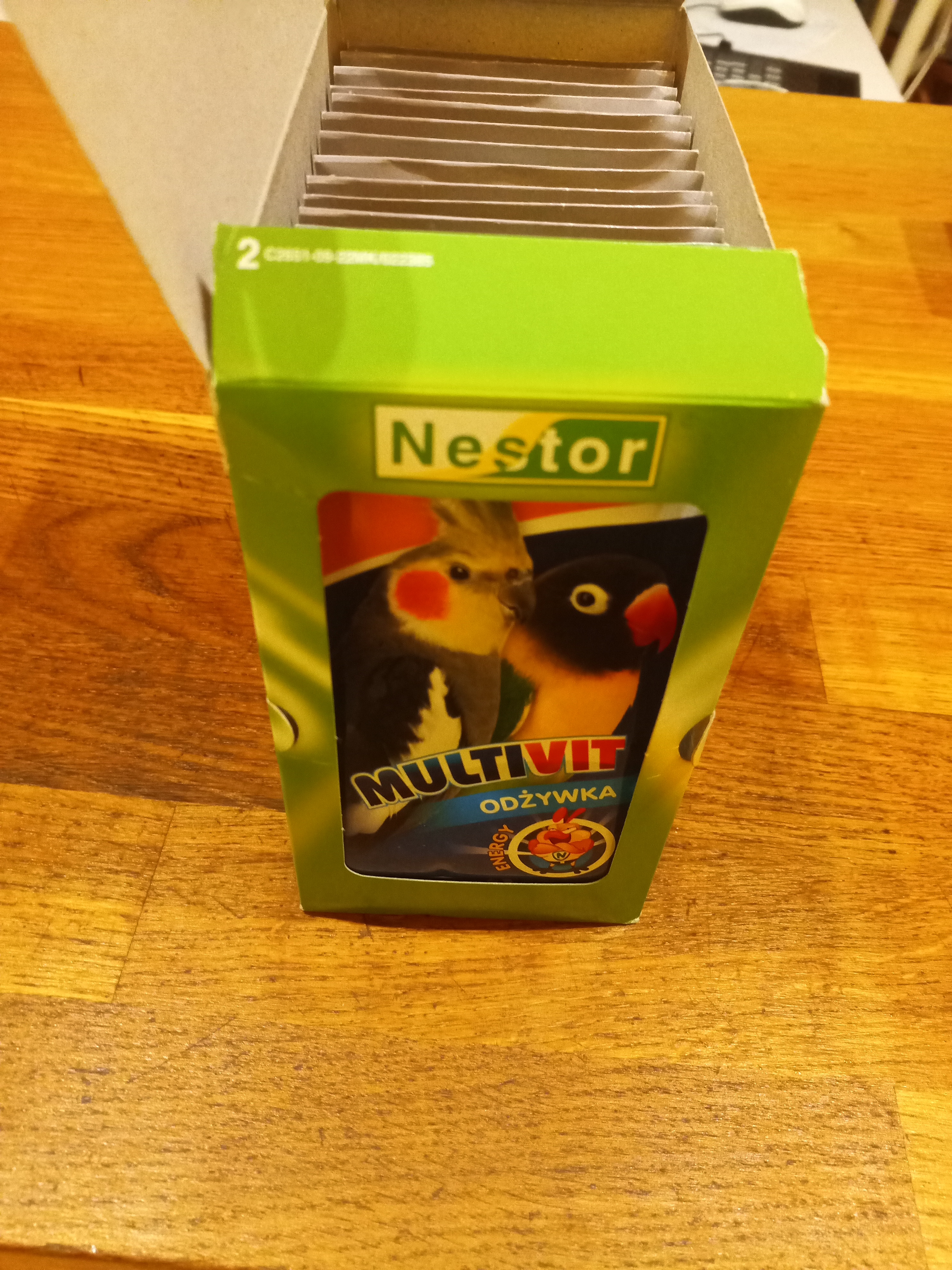 NESTOR MULTIVIT ENERGY multivitamíny pre korely a veľké papagáje 20g