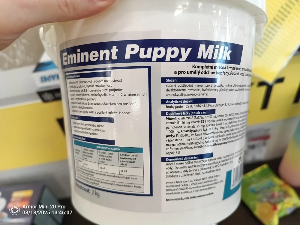 EMINENT PUPPY MILK 2KG