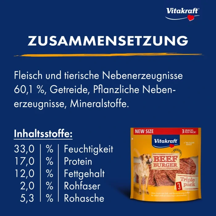 Vitakraft Beef Burger 3ks