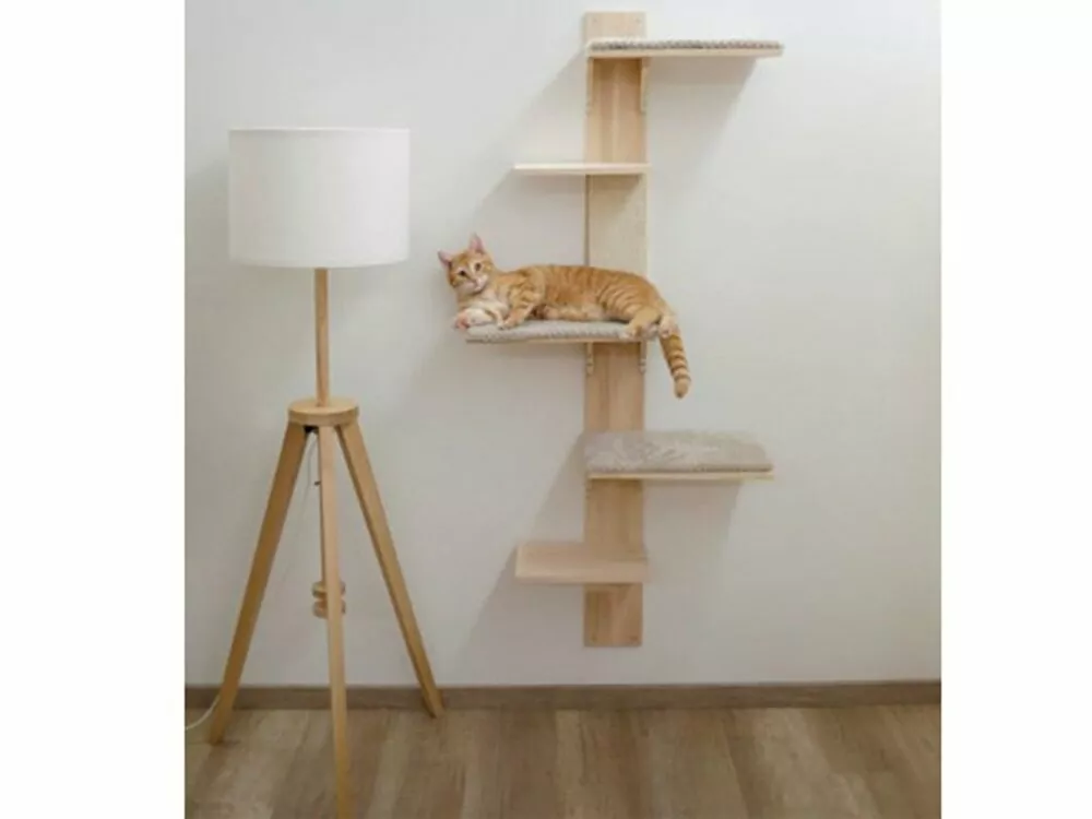 Škrabadlo pre mačky KERBL TIMBER - mačacie strom na stenu 150 cm