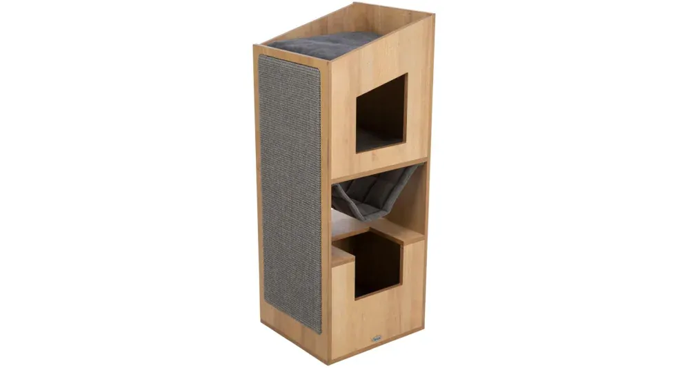 CityStyle škrabadlo TOWER pre mačky, 105 cm, hnedá/sivá
