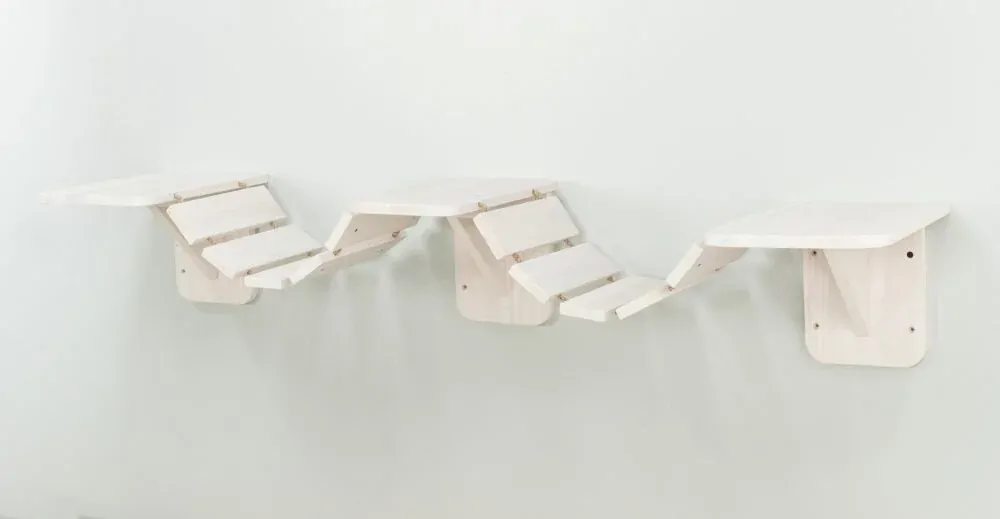 Rebrík - lávka na stenu, 150 x 30 cm, biela