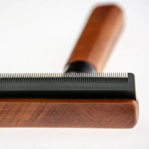EBI NOIR JAPANDI Vyčesávací hřeben podsady a mŕtvej srsti 17x7,6x3cm