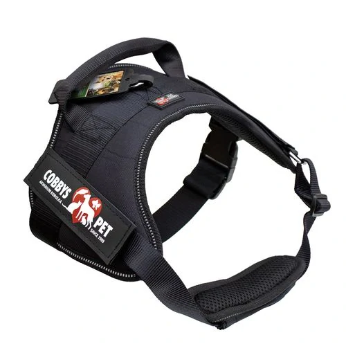COBBYS PET Postroj K9 M 55-65cm čierny
