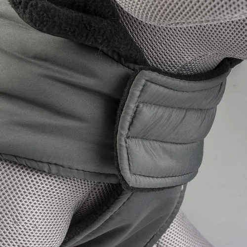 DUVO+ nepremokavá vesta pre psov XL 70cm sivá/čierna