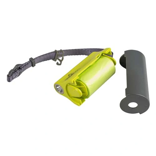 DUVO+ Plastový zásobník na sáčky s led svetlom (sáčky a batéria nie je súčasťou)-Žltá 8,5x4x6cm