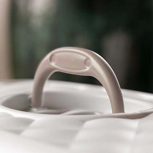 STEFANPLAST Chic Indoor 56x39x39cm krytá mačacia toaleta s filtrom biela/ tmavo zelená